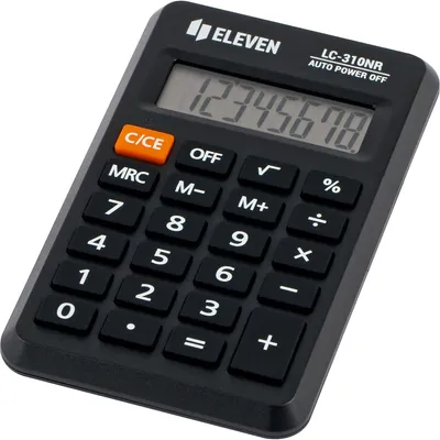 Obrázok produktu pre Vrecková kalkulačka ELEVEN LC-310NR čierna