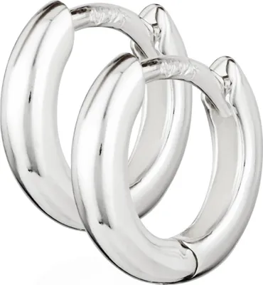 Produktbild von Paar Echt 925 Sterlingsilber Klapp Creolen Für Anhänger 12mm 1891