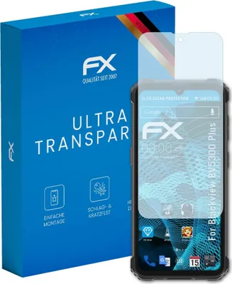 Produktbild von atFoliX FX-Clear 3x Schutzfolie kompatibel mit Blackview BV5300 Plus Displayschutzfolie