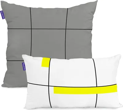 Image de Taie d'oreiller HappyFriday Blanc Firefly Multicolore 2 pièces