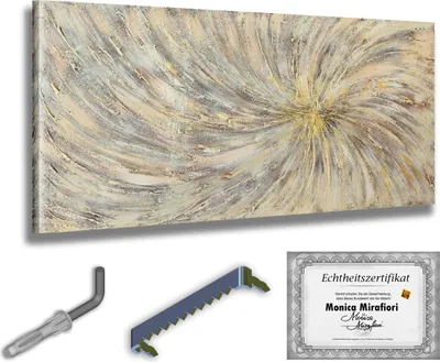 Immagine prodotto di Monica Mirafiori I 100% DIPINTO A MANO I Quadro "Implosione" I 140x70cm | Quadro dipinto a mano | Quadro acrilico | Quadro acrilico molto grande I Arte moderna I Quadri d'arte