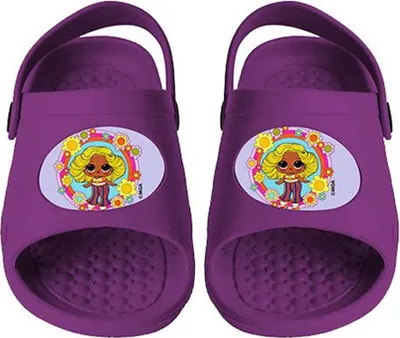 Produktbild von LOL Surprise Hausschuhe Rutschfeste Clogs für Mädchen mit buntem Design Lila 28/29