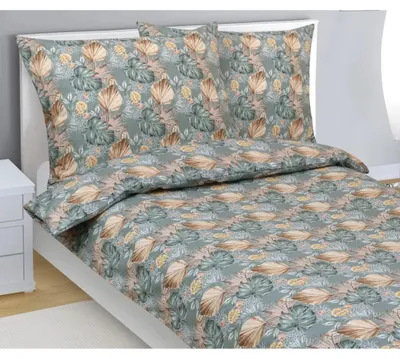 Immagine prodotto di Biancheria da letto in cotone - 140x200 cm. 70x90 - grigio, beige