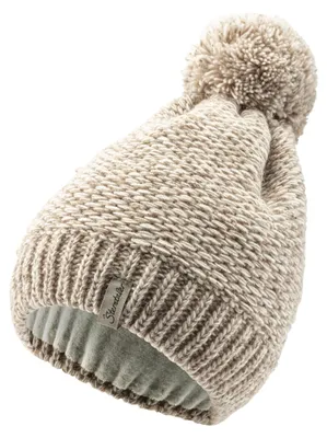 Produktbild von Sterntaler Bommelmütze Multicolor – Uni Wintermütze mit Bommel aus Multicolor