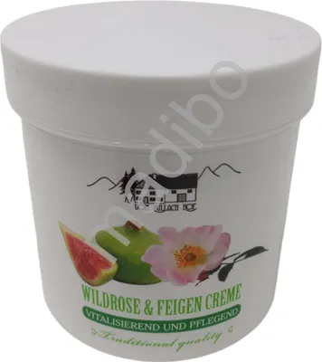 Immagine prodotto di Crema per la pelle alla rosa selvatica e al fico 250 ml di Pullach Hof - Prodotti per la cura della natura