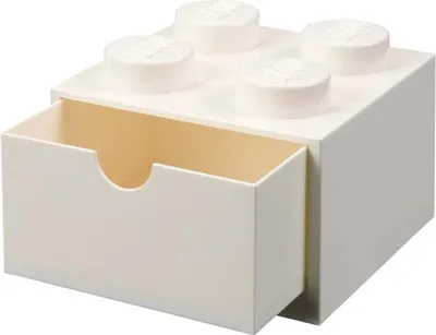 Obrázek produktu pro LEGO 40201735 Zásuvkový box LEGO DESK DRAWER 4, 1 zásuvka, bílá barva