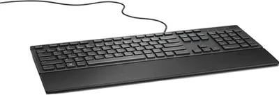 Zdjęcie produktu dla DELL Klawiatura przewodowa — KB216 - hiszpańska (QWERTY) - czarna, Pełnowymiarowy (100%), Przewodowa, USB, QWERTY, Czarny