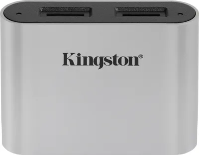 Immagine prodotto di Kingston Technology Workflow microSD Reader Nero, Argento