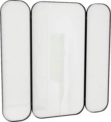 Produktbild von Rahmenspiegel dreiteilig Devo Gloria 2.0 86x86x4 cm Black GL2-LU86-L09