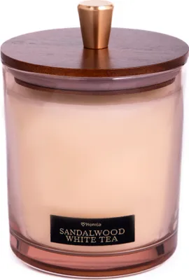 Obrázek produktu pro HOMLA WOODY BLEND Vonná svíčka Sandalwood White Tea 380 g