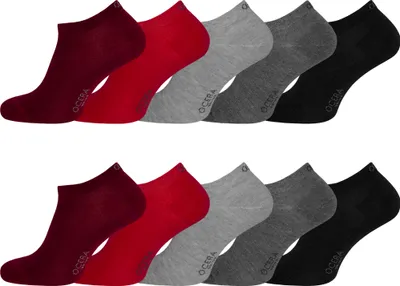 OCERA 5 Paar Kniestrümpfe – Unisex, Baumwolle, ÖKO-TEX Standard 100 – In Verschiedenen Farben, Weich, Mit Dünner Naht Und Komfortbund