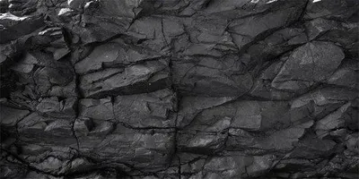 Immagine prodotto di Acquario in vinile con paesaggio roccioso nero - 1 pezzo - 180x61 cm