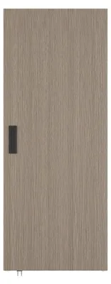 Produktbild von Schiebetür aus Holz und MDF mit unsichtbarer Laufschiene - Helle Eiche - 103 x 210 cm BOCAZI