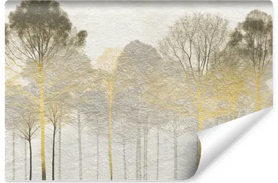 Produktbild von Muralo Vlies Fototapete für Wohnzimmer BÄUME Pflanzen Beton Abstraktion Br. 405cm x Hö. 270cm