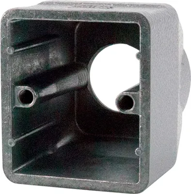 Produktbild von HARTING Han Modular Twin Tüllengehäuse, 1xM20 gerader Kabelabgang, für Trägergehäuse Verschraubung M20 Klemmbereich