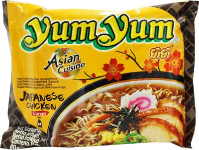 Produktbild von Yum Yum Instant Nudelsuppe Japanese Chicken Flavor 60g