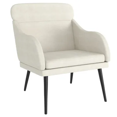 Obrázok produktu pre Kreslo krémové 63x76x80 cm zamat