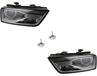 Immagine prodotto di Johns, set di fari destro e sinistro adatto per Audi Q3 8U 12/14 - con lampadine 1361105 8U0941044C 1361095 8U0941043C