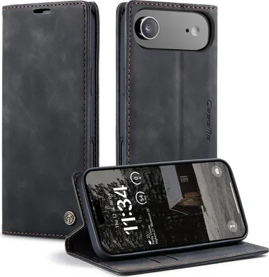 Produktbild von iPhone Air Hülle - CaseMe 013 Klapphülle - Schwarz