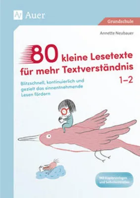 Produktbild von 80 kleine Lesetexte für mehr Textverständnis 1/2
