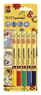 Zdjęcie produktu dla Marabu 011600080, Czarny, Niebieski, Zielony, Czerwony, Żółty, Wielobarwny, 5 kol., Okrągły, 2 mm, 6 lat(a)