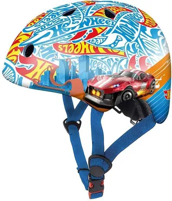 Produktbild von Deqube Hot Wheels Helm Mehrfarbig 50-54 cm Kinder Mehrfarbig 50-54 cm