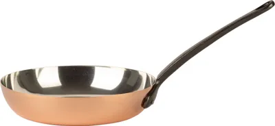 Produktbild von Cuisine Romefort | Kupferpfanne Ø 24 cm | verzinnt mit Gusseisengriff | Pfanne aus massivem Kupfer