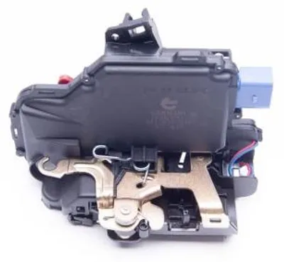 Image de Serrure centrale avant droite pour VW Caddy III, Polo 9N, Multivan et Transporter T5