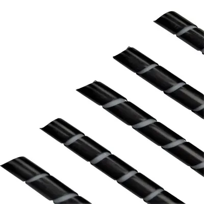 Produktbild von Spiralschlauch Ø 8-45 mm Schwarz Kabelschutz Spiralband