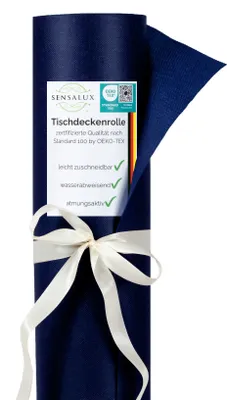 Produktbild von Sensalux NATURE Tischdeckenrolle - 1,18m x 25m Dunkelblau/Meeresblau