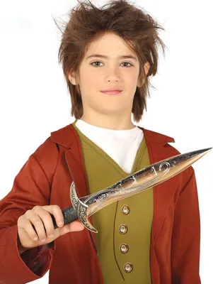 Produktbild von Dolch Kostümaccessoire für Kinder goldfarben 39 cm