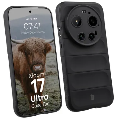 Produktbild von Robuste Handyhülle für Xiaomi 17 Ultra, Bizon Case Tur, Schwarz