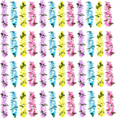 Produktbild von 48Stück Hawaii Blütenketten / Tropical