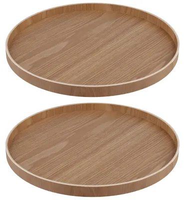 Produktbild von Holztablett 30 cm, 2 Stück, für Wohnzimmer