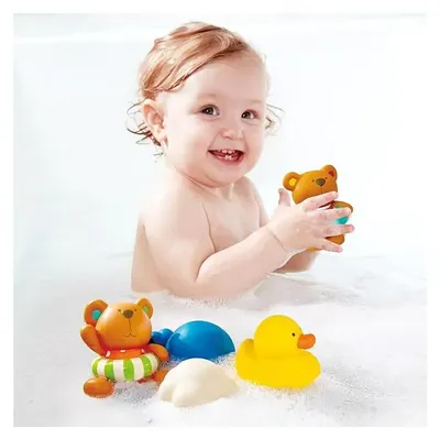 Immagine prodotto di Il bagno di Hape Teddy e i suoi amici schizza