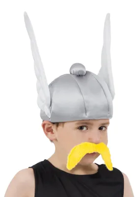 Image de Astérix™-Accessoires pour costumes Casque pour enfants argenté