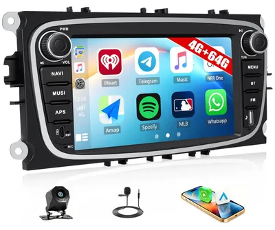 Immagine prodotto di Autoradio Android 15 4+64G, compatibile con Ford Focus II, Galaxy II, Mondeo, S-Max e C-Max