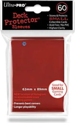 Image de Up Deck Protectors Japan Red (60 Ct.)