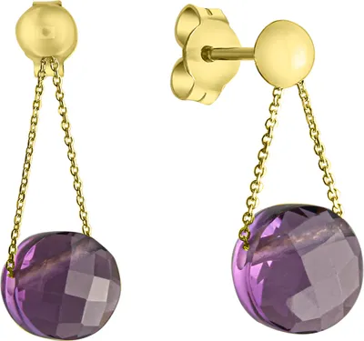 Produktbild von Celesta Gold Ohrring 375/- Gelbgold Amethyst