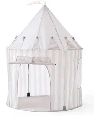 Produktbild von Kids Concept Spielzelt Streifen grau, Kinderzelt -  Ø 100 x130 cm