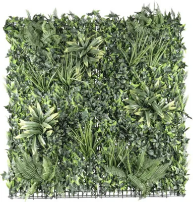 Produktbild von Pflanzenwand künstlich Blätter Premium 100 x 100 cm