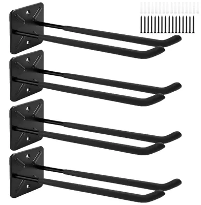 Immagine prodotto di Omgoods - Set di 4 ganci robusti da parete per utensili e organizzazione