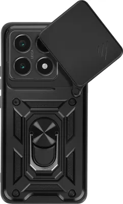 Obrázok produktu pre Mayaxess, ochranný kryt pre Xiaomi 14T s držiakom na kameru, čierny