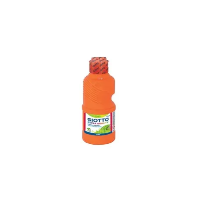 Produktbild von Giotto Fluo Orange Gouache Flasche 250 ml