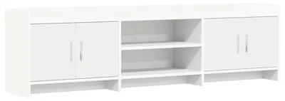 Obrázok produktu pre vidaXL TV skrinka 168 x 33 x 47 cm, biela, drevotrieska