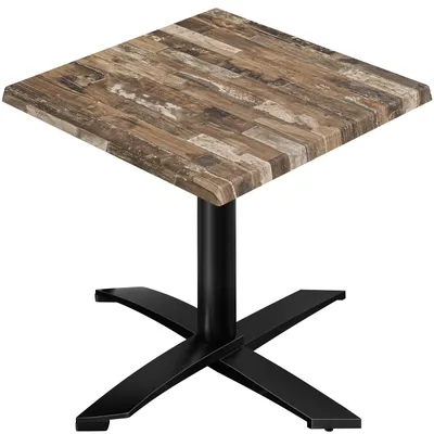Produktbild von WTG | Bistro Außen Tisch | B: T: H: 70 x 70 x 75,5 cm | Vintage Old / Schwarz | Quadratisch | Bistro Tisch Gastro Tisch