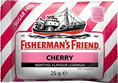 Image de Fishermans Friend Cerise sans sucre, 24 sachets