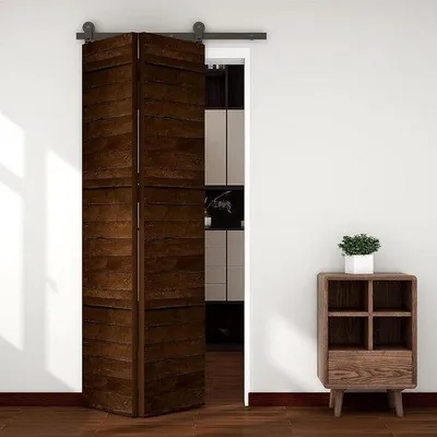 Productafbeelding van Schuifdeurrail 107 cm - Opvouwbaar Vouwdeursysteem met Ophangwielen - Vouwdeurset voor Deuropening 80-95 cm
