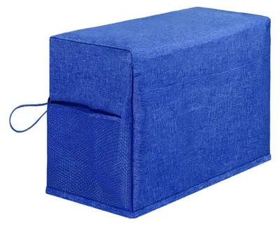Nähmaschinen-Schutzhülle mit Taschen, Staubschutz, blau