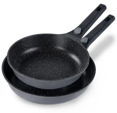 Produktbild von STONELINE® SMART Pfannen-Set 2-teilig 24/28 | ohne Deckel - Grau
